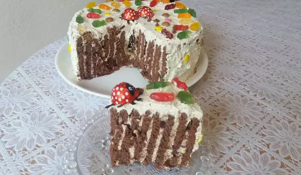 Keks torta za dečiji praznik
