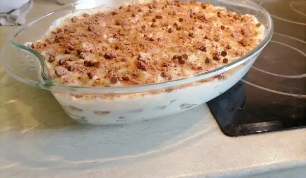 Keks torta sa maskarponeom i čokoladnim kapljicama