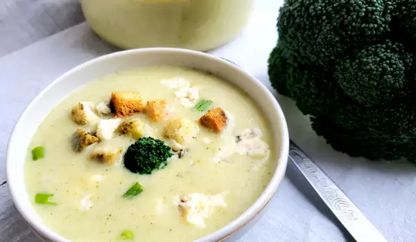 Krem supa sa brokolijem i plavim sirom