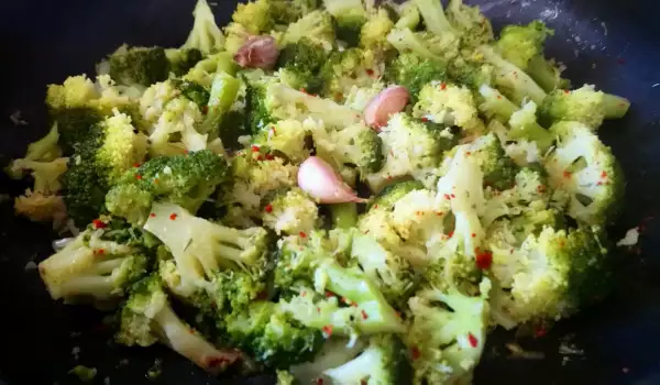 Brokoli sa maslacem u tiganju