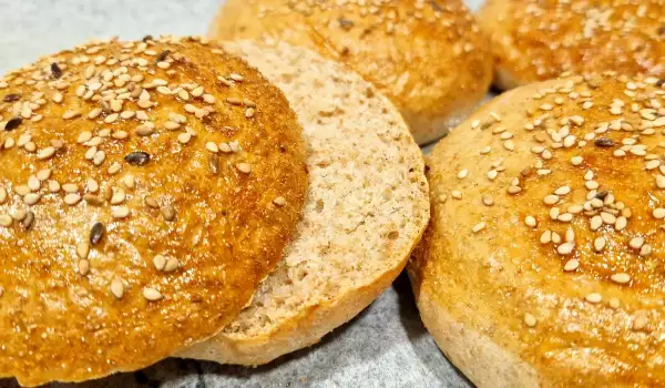 Burger pogačice sa brašnom od spelte