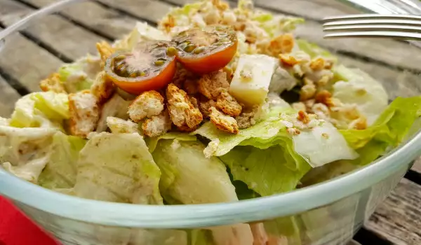 Cezar salata bez mesa