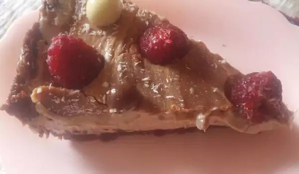 Čizkejk sa kremom od pavlake, čokoladom i malinama