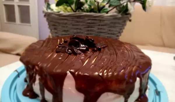 Čokoladna torta sa kremom od pavlake i glazurom