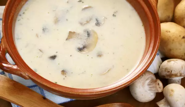 Krem supa od krompira sa pečurkama