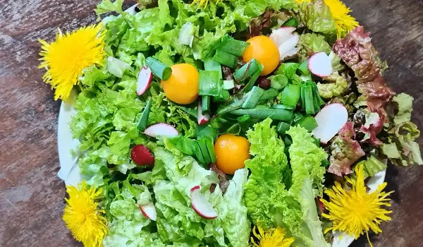Šarena uskršnja salata sa peruanskom jagodom i šafranom