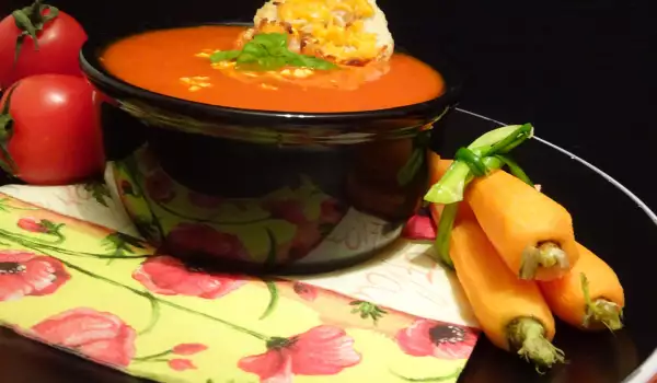 Krem-supa od paradajza sa šargarepom