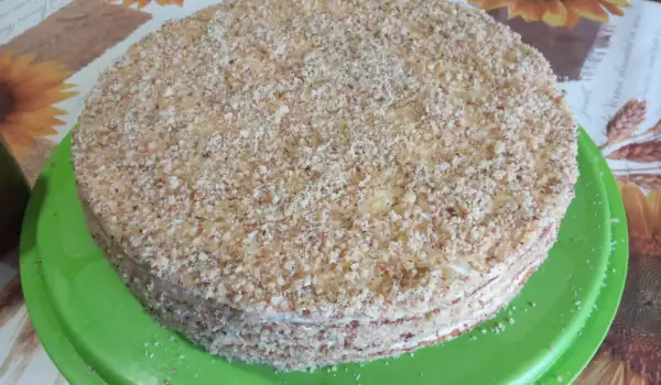 Francuska seoska torta sa slatkom od borovnica