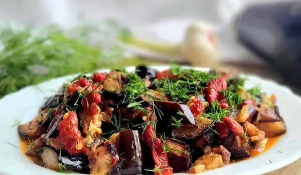 Predjelo od prženog patlidžana i paprika