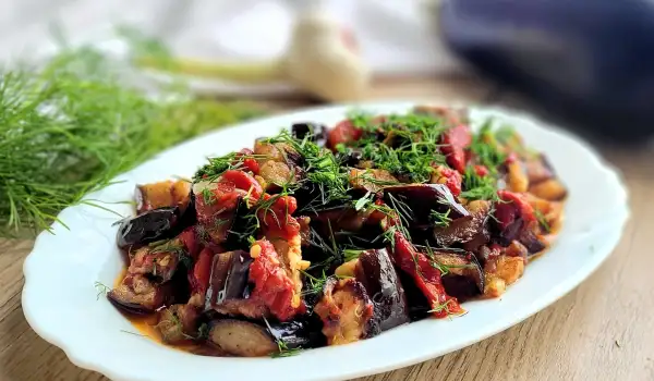 Predjelo od prženog patlidžana i paprika