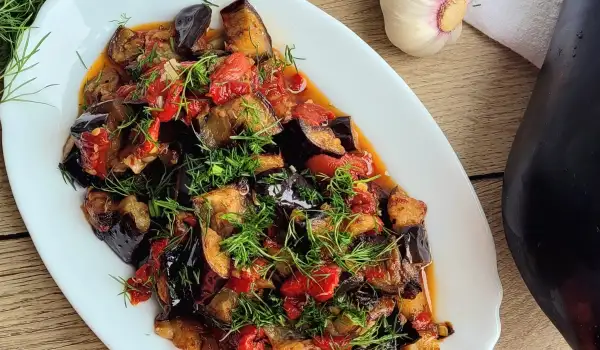 Predjelo od prženog patlidžana i paprika