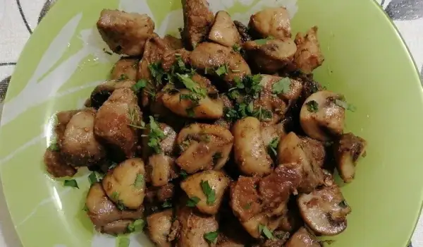 Pečurke sa telećim jezikom u maslacu