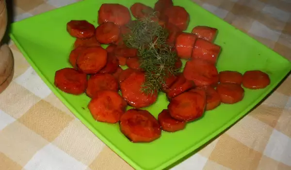 Glazirane šargarepe sa soja sosom i medom
