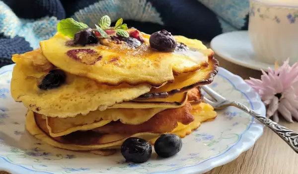 Kukuruzne palačinke sa borovnicama