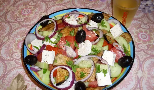 Grčka salata sa patlidžanom