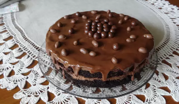 Novogodišnja kakao torta sa čokoladom