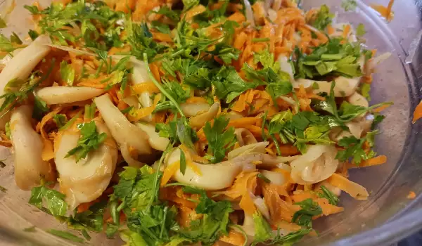 Korejska salata od lignji i šargarepe