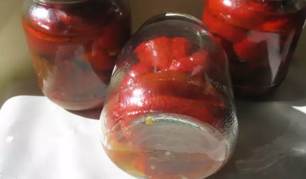 Pečene paradajz-paprike u teglama