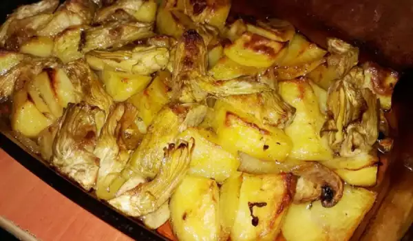 Pečeni krompir sa artičokom