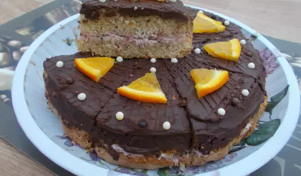 Integralni kolač sa čokoladom i pomorandžom