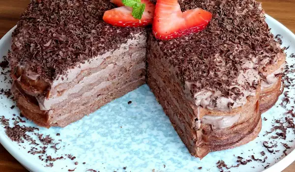 Keto čokoladna torta sa galetama