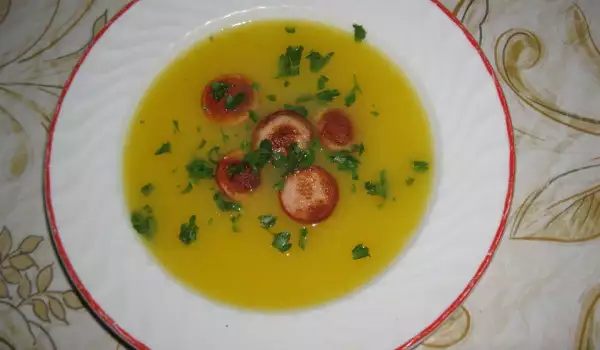Krem supa sa viršlama