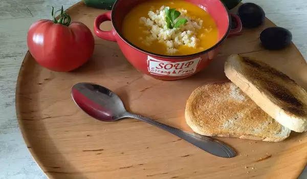 Krem supa od šargarepe sa prosom