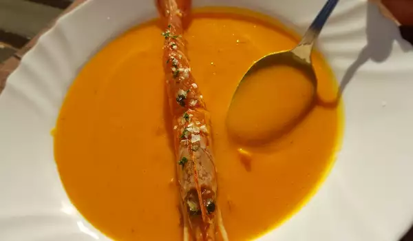 Krem supa od bundeve i škampa