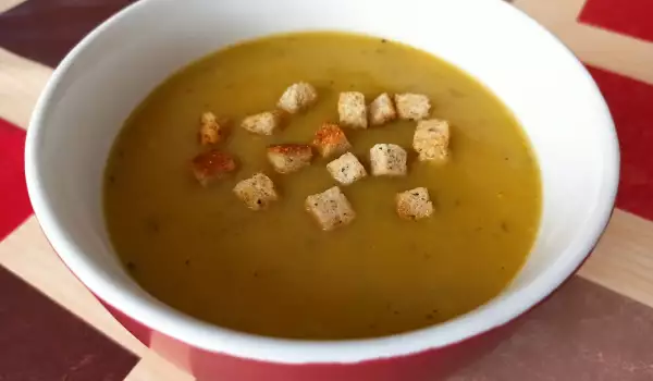 Posna krem supa sa tikvicama i povrćem