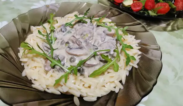 Kritaraki sa pečurkama i pavlakom