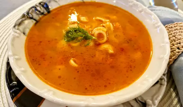 Supa od povrća sa testeninom