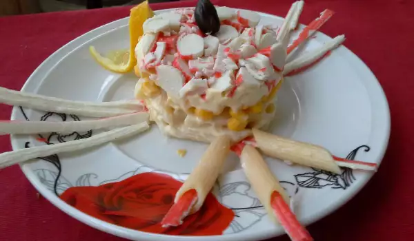 Salata od makarona sa surimi štapićima