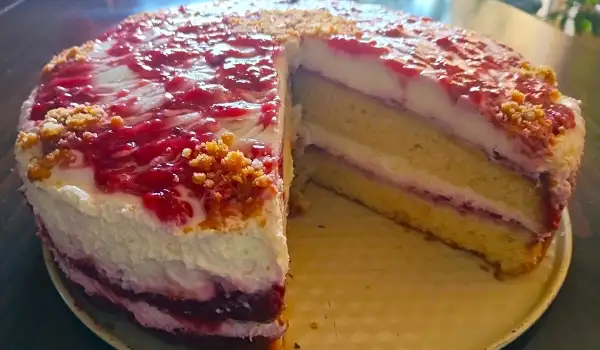 Torta sa kremom od malina i Filadelfijom