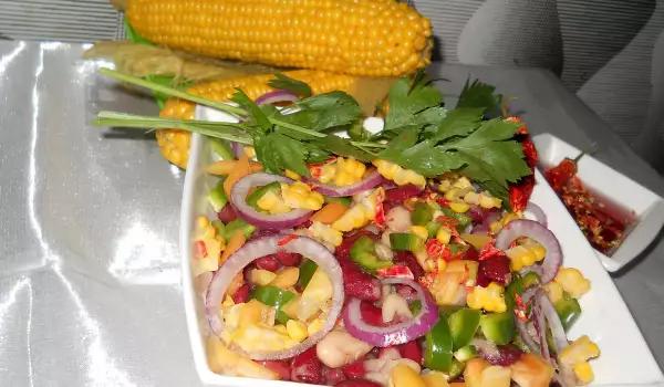 Meksička salata sa pasuljem