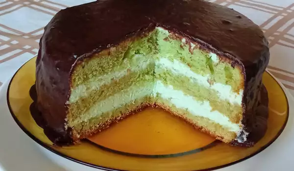 Torta sa ukusom mente sa čokoladom i maskarponeom