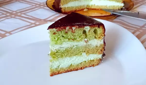 Torta sa ukusom mente sa čokoladom i maskarponeom