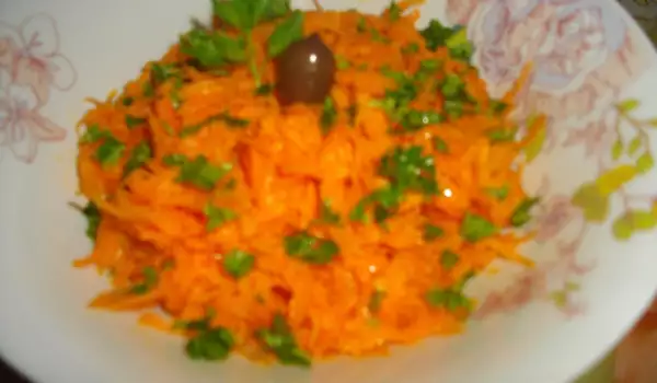 Salata od šargarepe sa sokom od pomorandže