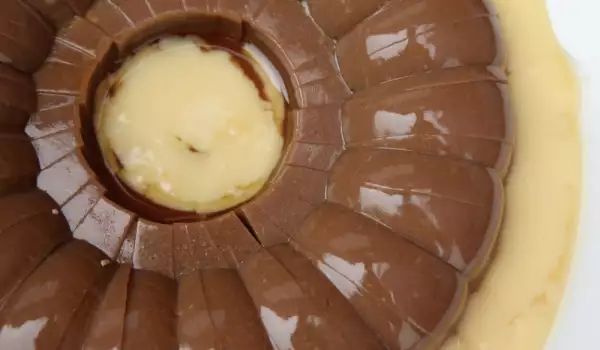 Želiran čokoladni puding