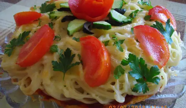 Napuljski omlet sa špagetama