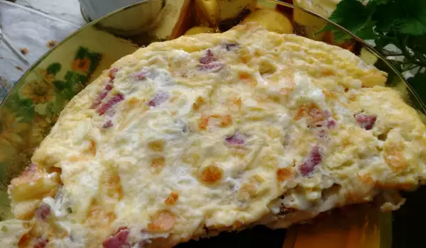 Omlet sa kobasicom, sirom i kačkavaljem