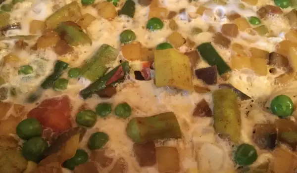 Omlet sa miksom od povrća