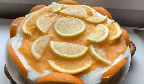 Sveža torta od citrusa bez pečenja