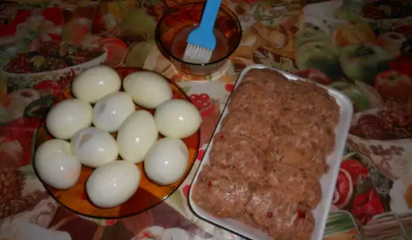 Pečene ćuftice punjene jajima