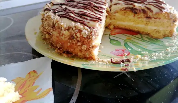 Patišpanj torta sa kremom od maslaca