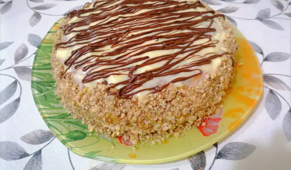 Patišpanj torta sa kremom od maslaca