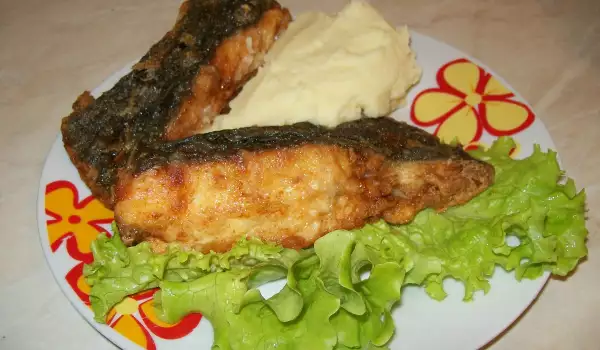 Prženi turbot sa belim lukom