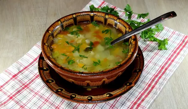 Šarena pileća supa