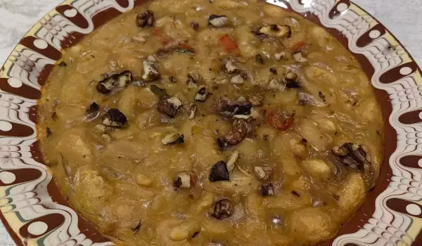 Pečeni pasulj sa medom i orasima