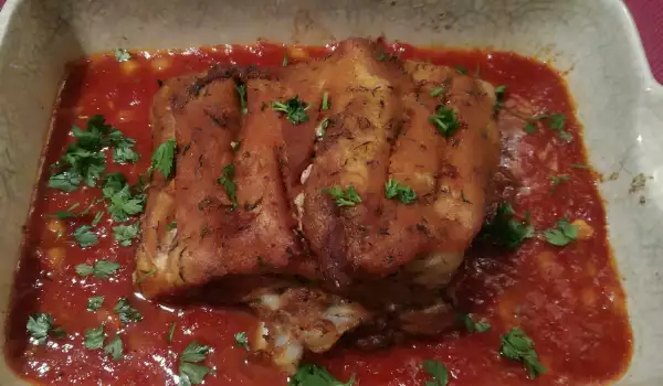 Pečene svinjske grudi u fantastičnom paradajz sosu