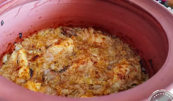 Piletina sa kiselim kupusom i pirinčem